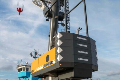 UNE NOUVELLE GRUE CHEZ BARRA SNM À DUNKERQUE-PORT