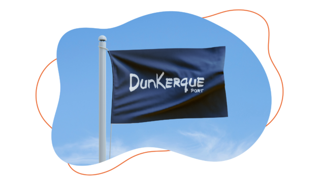 Drapeau de Dunkerque-Port